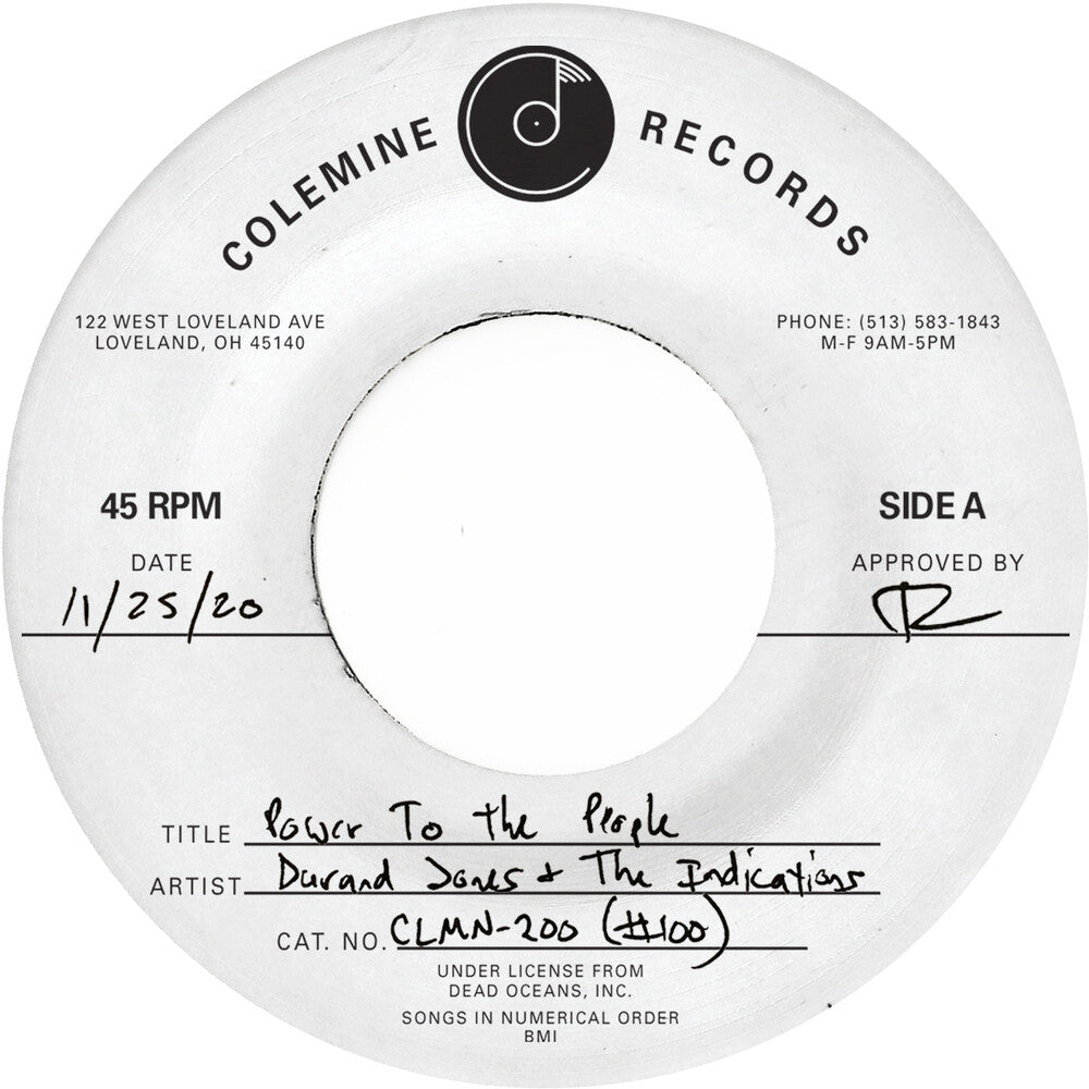the album cover for Durand Jones & The Indications - Power To The People [RSD 2022]