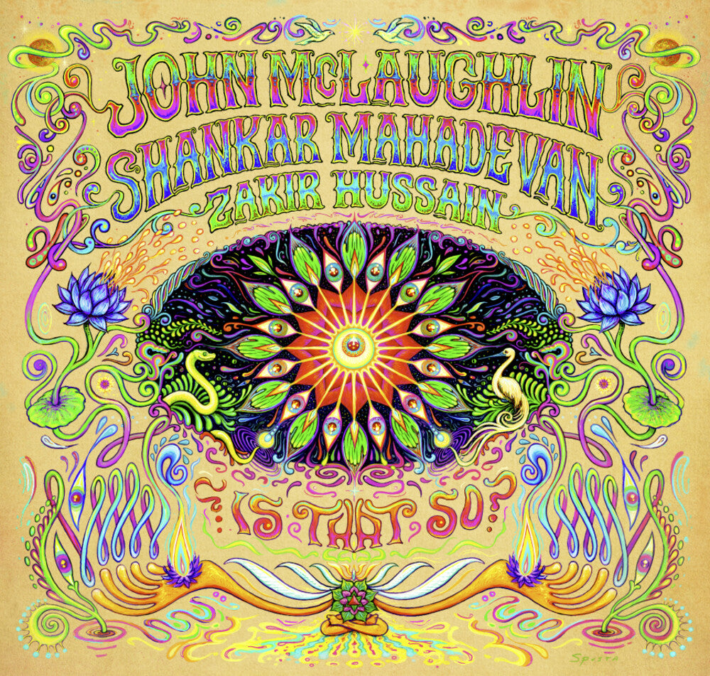 the album cover for John Mclaughlin  / Mahadevan,Shankar - Is That So