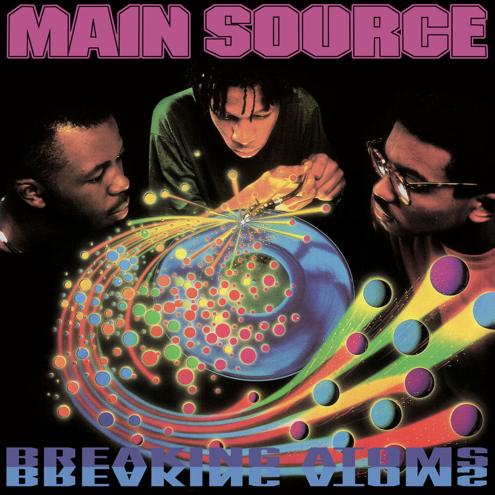 the album cover for Main Source - Breaking Atoms