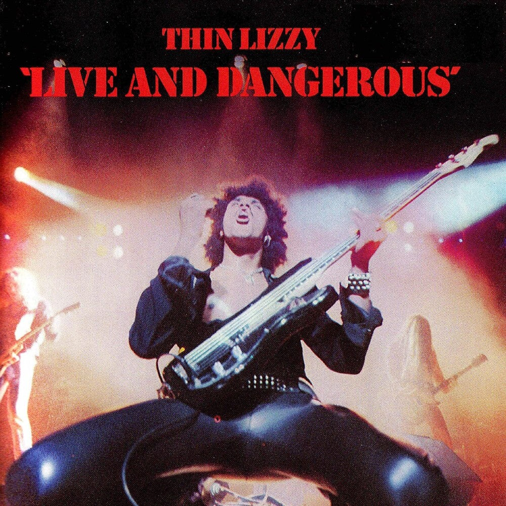 the album cover for Thin Lizzy - Live And Dangerous (Audp) [Clear Vinyl] (Gate) [Limited Edition]