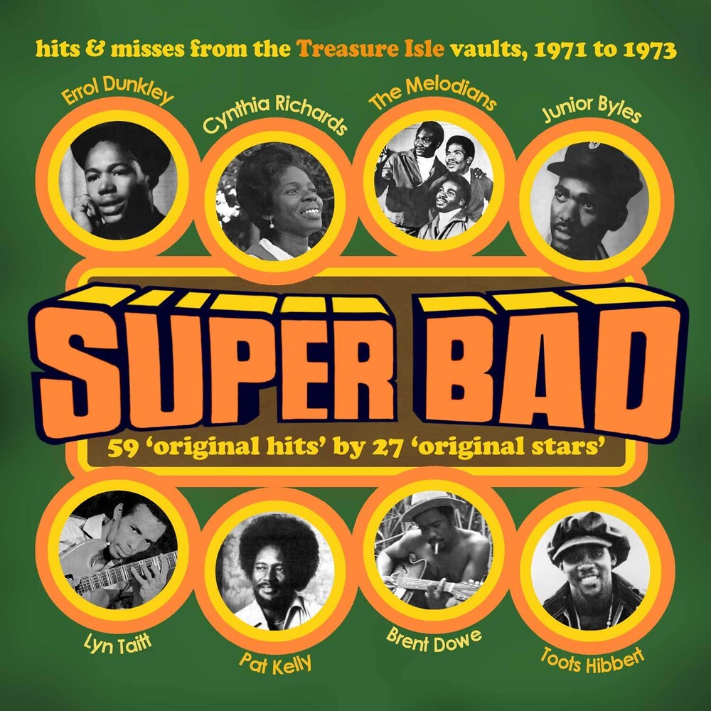the album cover for Super Bad: Hits & Rarities From The Treasure Isle - Super Bad: Hits & Rarities From The Treasure Isle