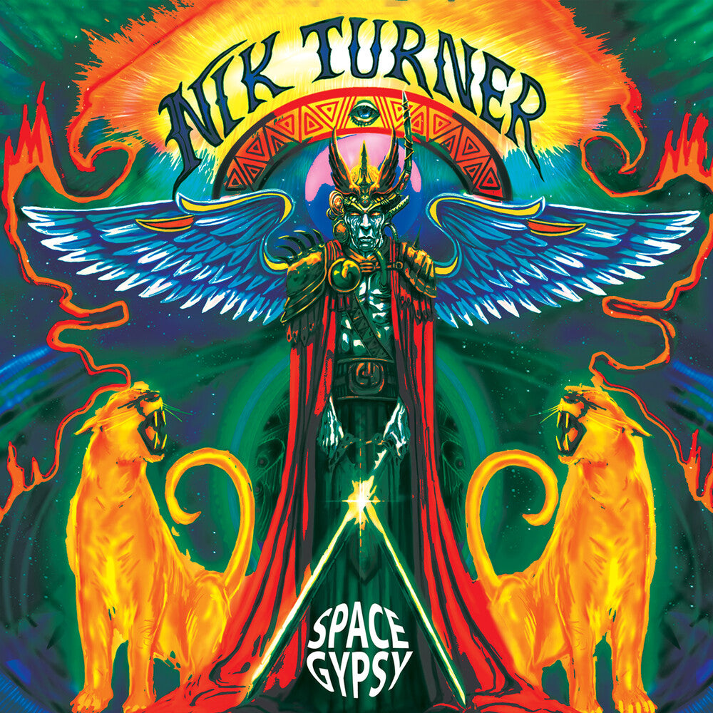the album cover for Nik Turner  / House,Simon / Hillage,Steve - Space Gypsy (Silver) [Colored Vinyl] (Gate) (Slv)