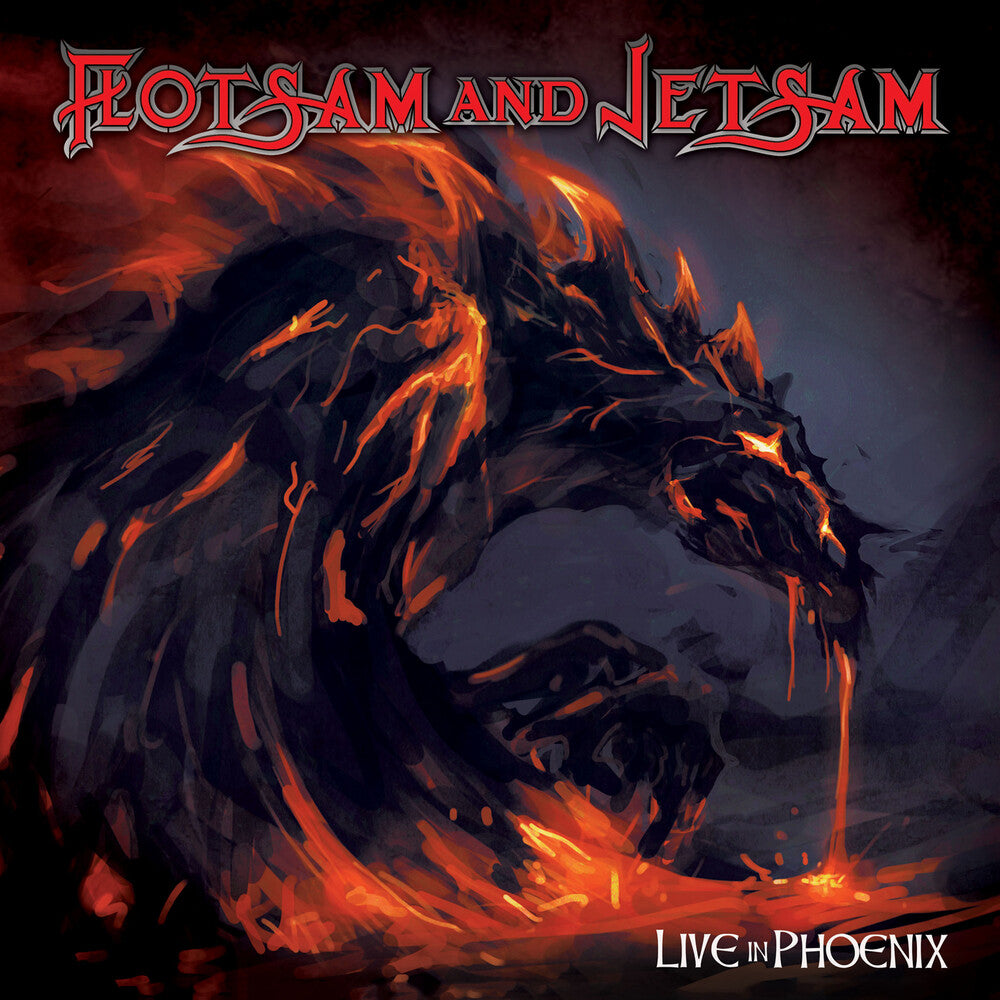 the album cover for Flotsam & Jetsam - Live In Phoenix (Red) [Colored Vinyl] [Limited Edition] (Red)