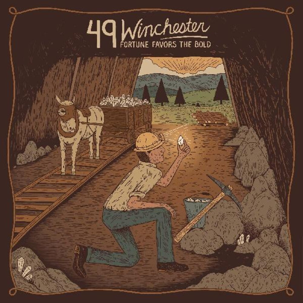 the album cover for 49 Winchester - Fortune Favors The Bold [Indie Exclusive Limited Edition Signed CD]