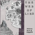 the album cover for Web of Lies - Nude With Demon