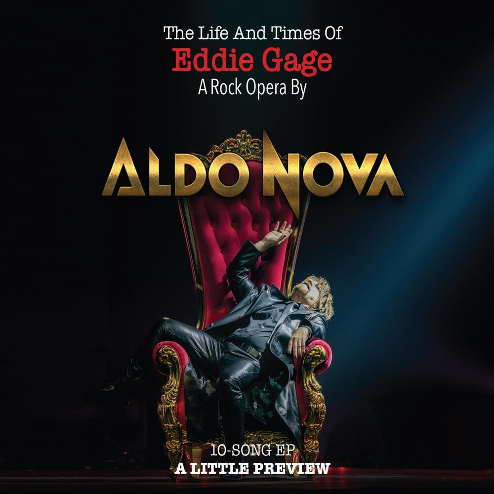 the album cover for Aldo Nova - The Life and Times of Eddie Gage