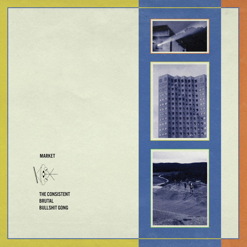 the album cover for Market - The Consistent Brutal Bullshit Gong [Transparent Dark Blue LP]