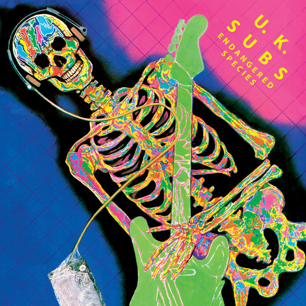 the album cover for Uk Subs - Endangered Species (Pink) [Colored Vinyl] [Limited Edition] (Pnk)