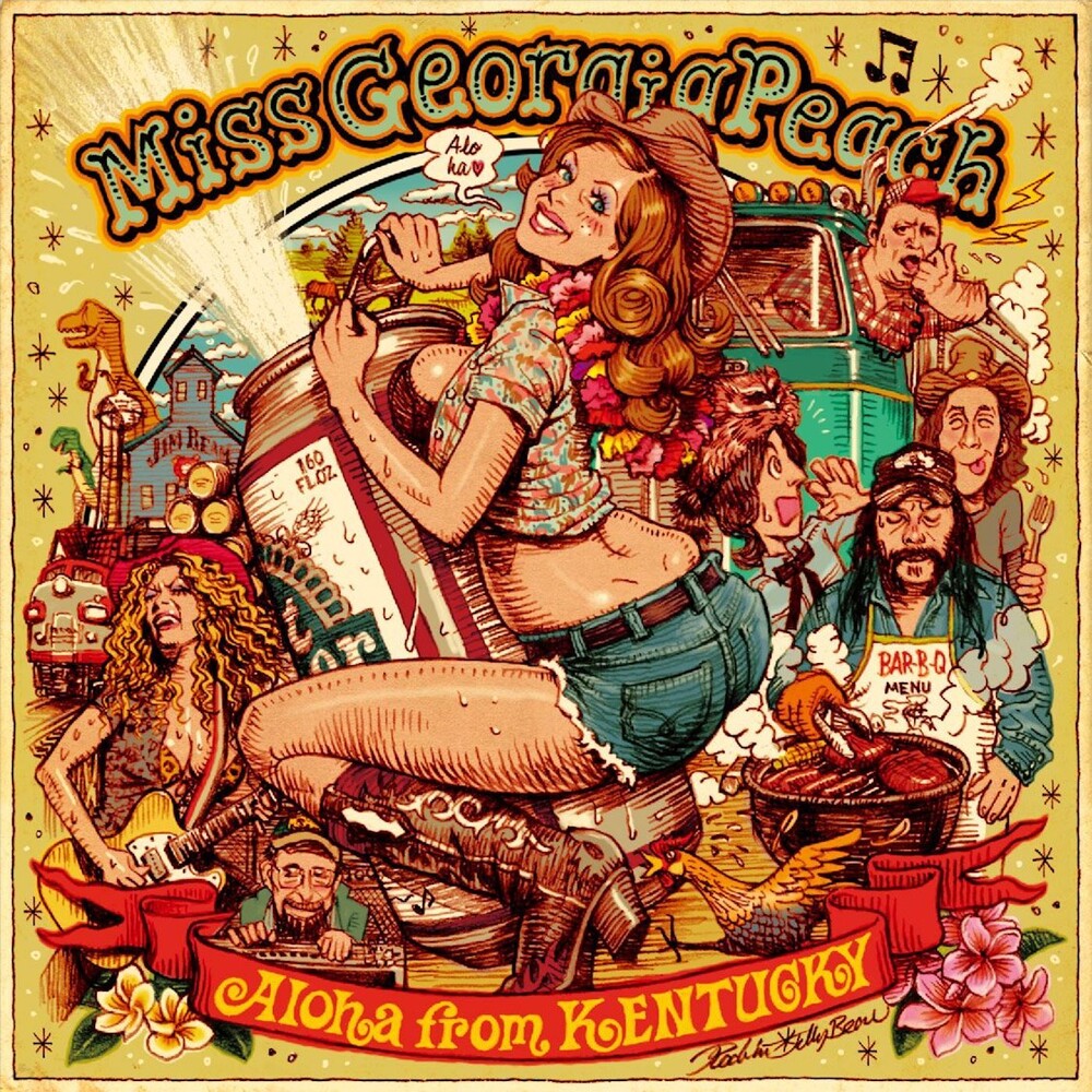 the album cover for Miss Georgia Peach - Aloha From Kentucky