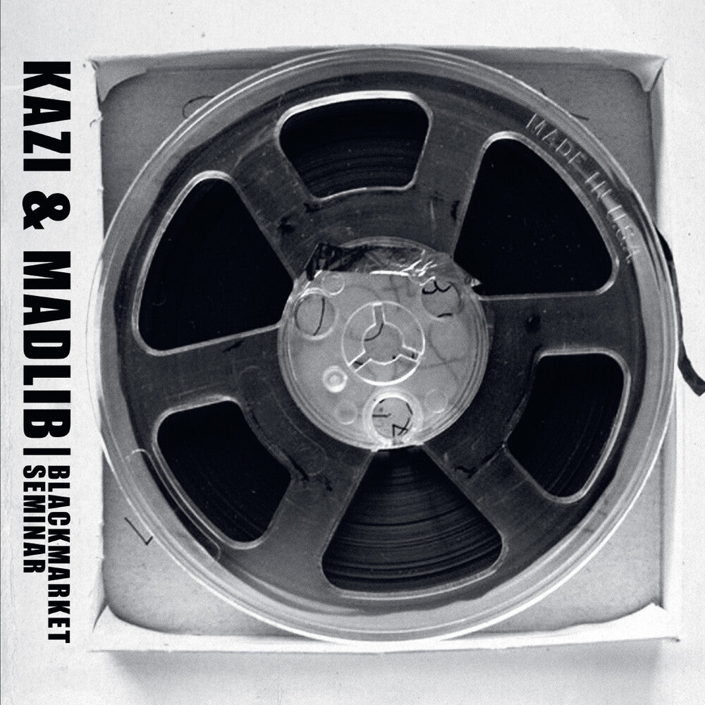 the album cover for Kazi / Madlib - Blackmarket Seminar (Ita)