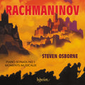 the album cover for Steven Osborne - Rachmaninov: Piano Sonata No.1 Moments Musicaux