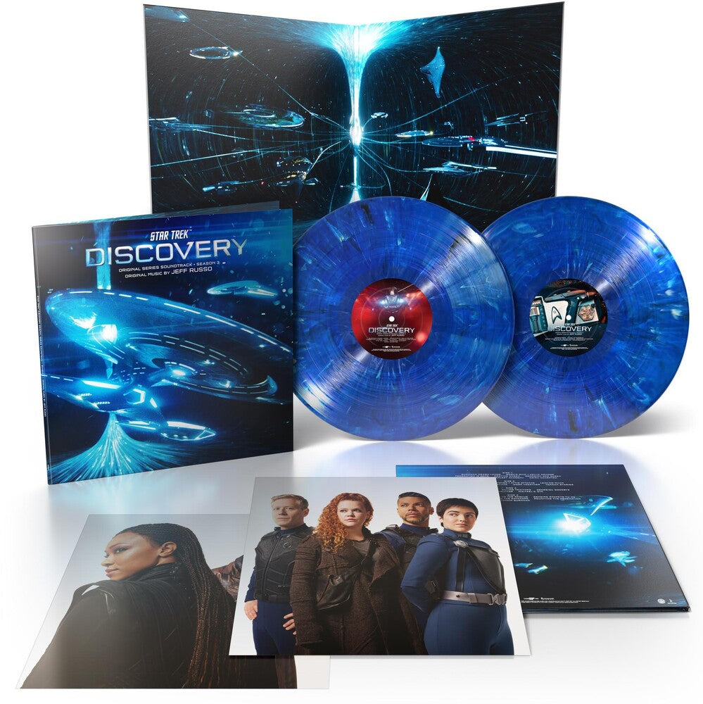 the album cover for Jeff Russo  (Colv) (Ltd) - Star Trek Discovery Season 3 - O.S.T. [Colored Vinyl] [Limited Edition]