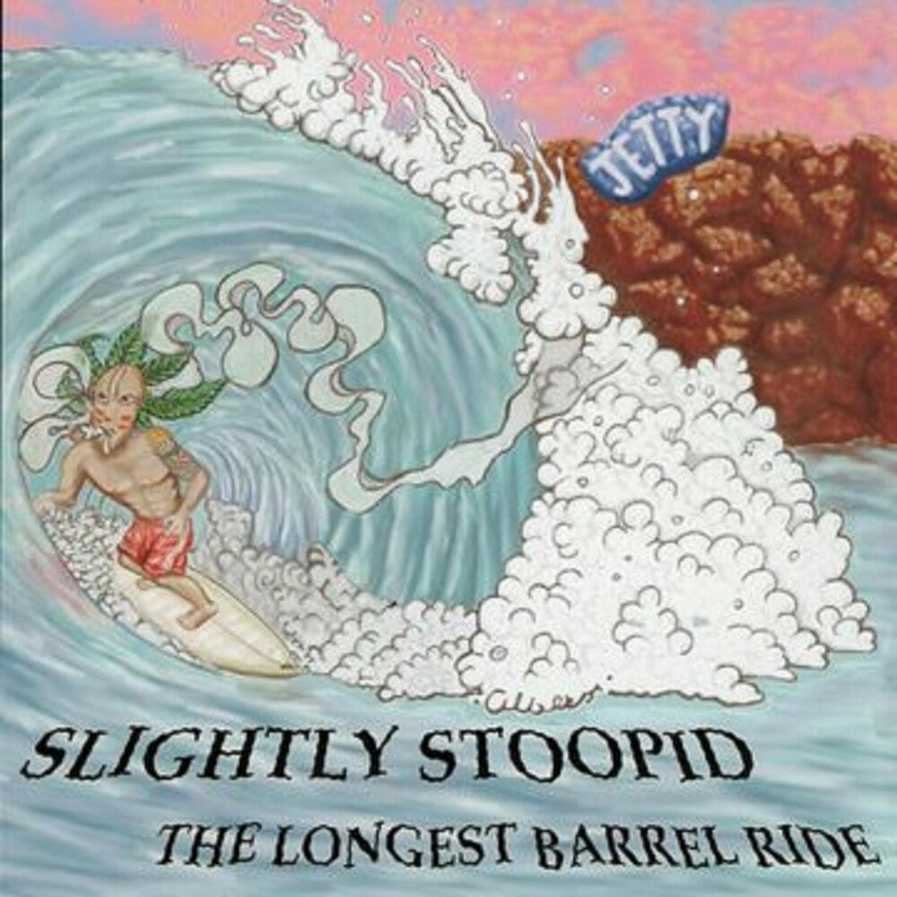 the album cover for Slightly Stoopid - Longest Barrel Ride (Blue) [Colored Vinyl] [Limited Edition] [Reissue]