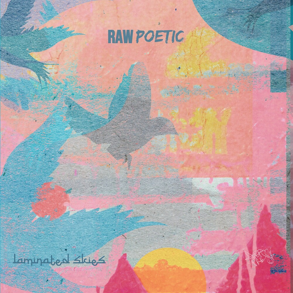 the album cover for Raw Poetic / Damu The Fudgemunk - Laminated Skies (Uk)