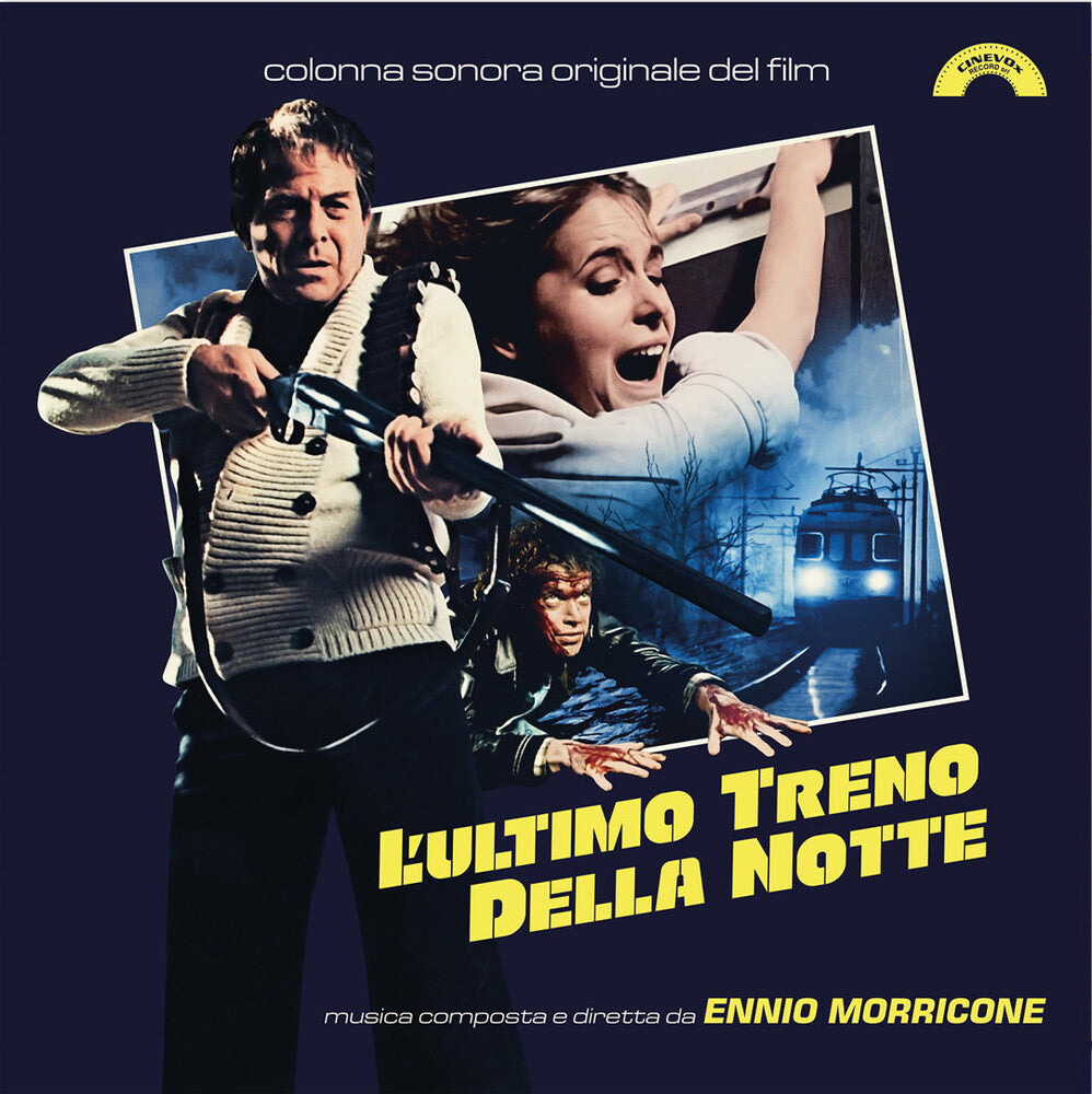 the album cover for Ennio Morricone  (Colv) (Ltd) (Ylw) (Ita) - L'ultimo Treno Della Notte / O.S.T. [Colored Vinyl] [Limited Edition]