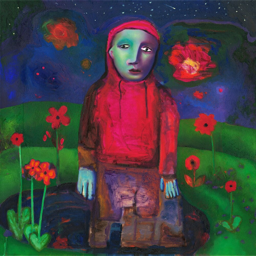 the album cover for girl in red - If I Could Make It Go Quiet [Indie Exclusive] (Red / Black)