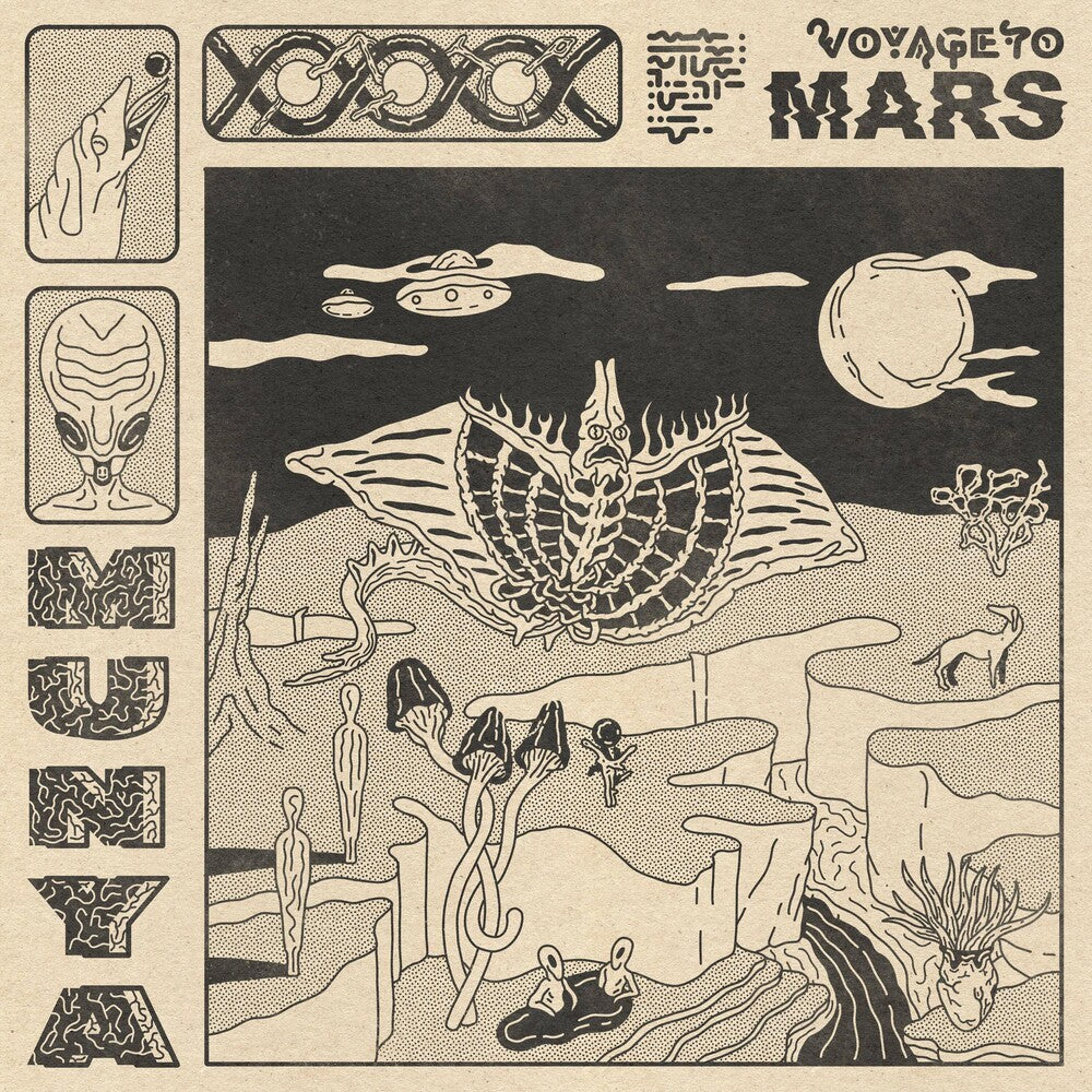 the album cover for Munya - Voyage To Mars