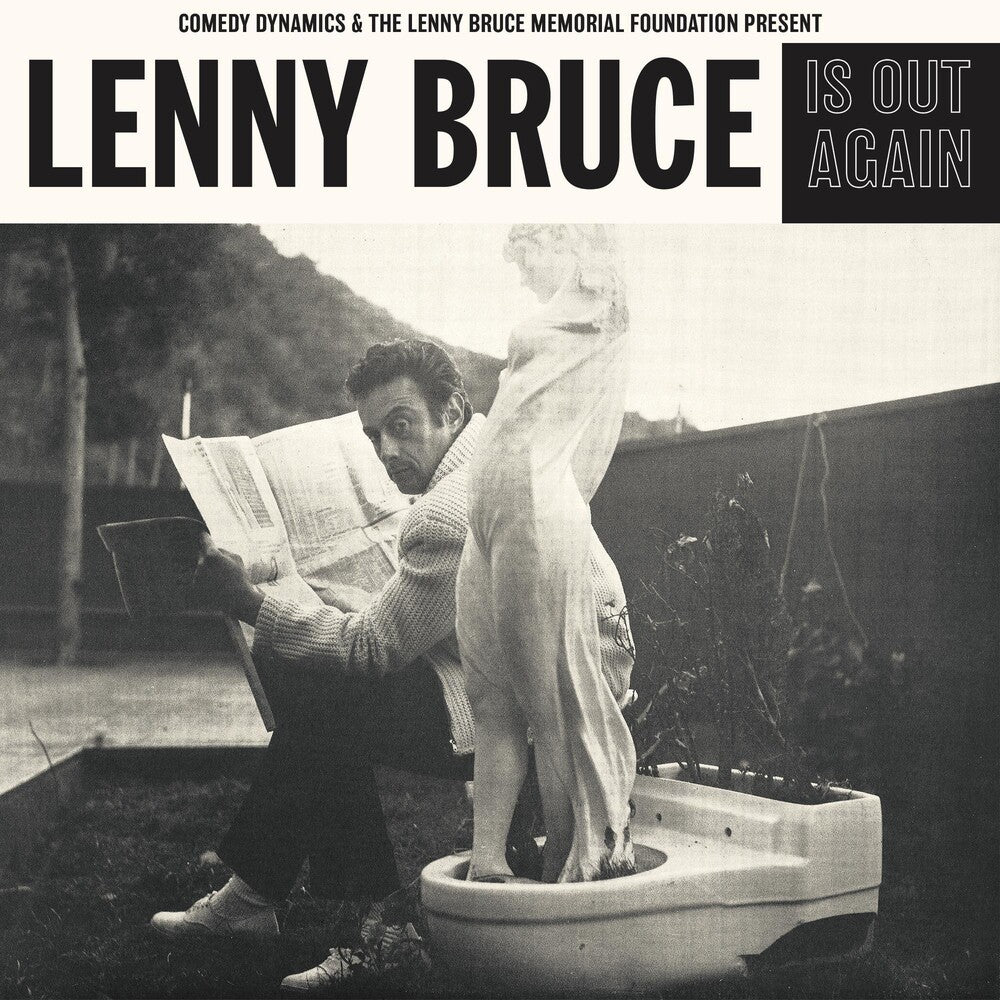 the album cover for Lenny Bruce - Lenny Bruce Is Out Again (Blue) [Colored Vinyl]