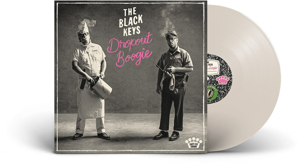 the album cover for The Black Keys - Dropout Boogie [Indie Exclusive Limited Edition White LP]