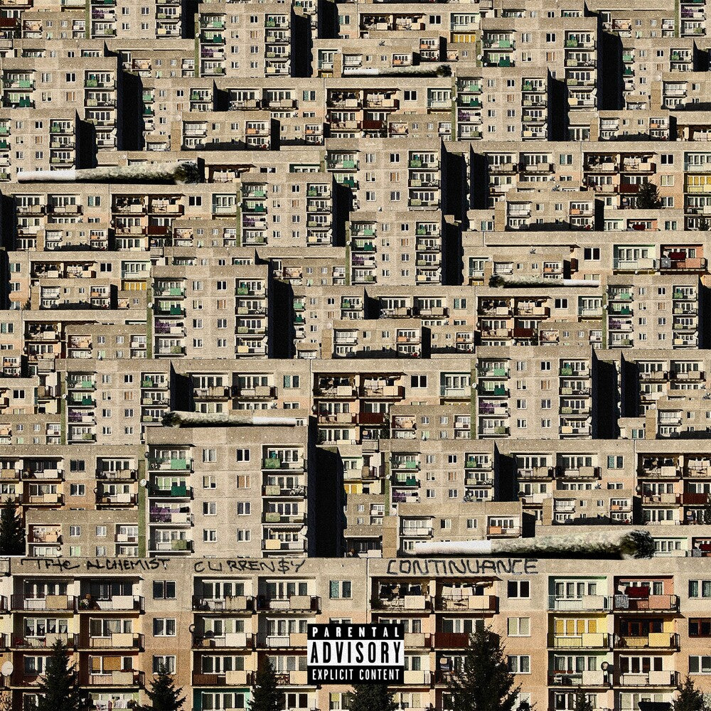 the album cover for Curren$Y & The Alchemist - Continuance
