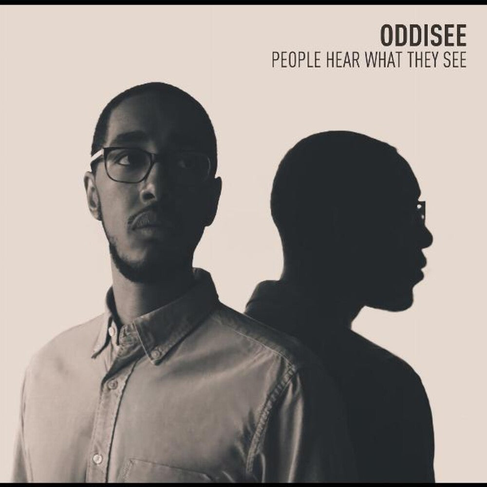 the album cover for Oddisee - People Hear What They See [Indie Exclusive Limited Edition Bowlero Storm Edition LP]