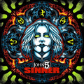 the album cover for John 5 & The Creatures - Sinner (Pict)