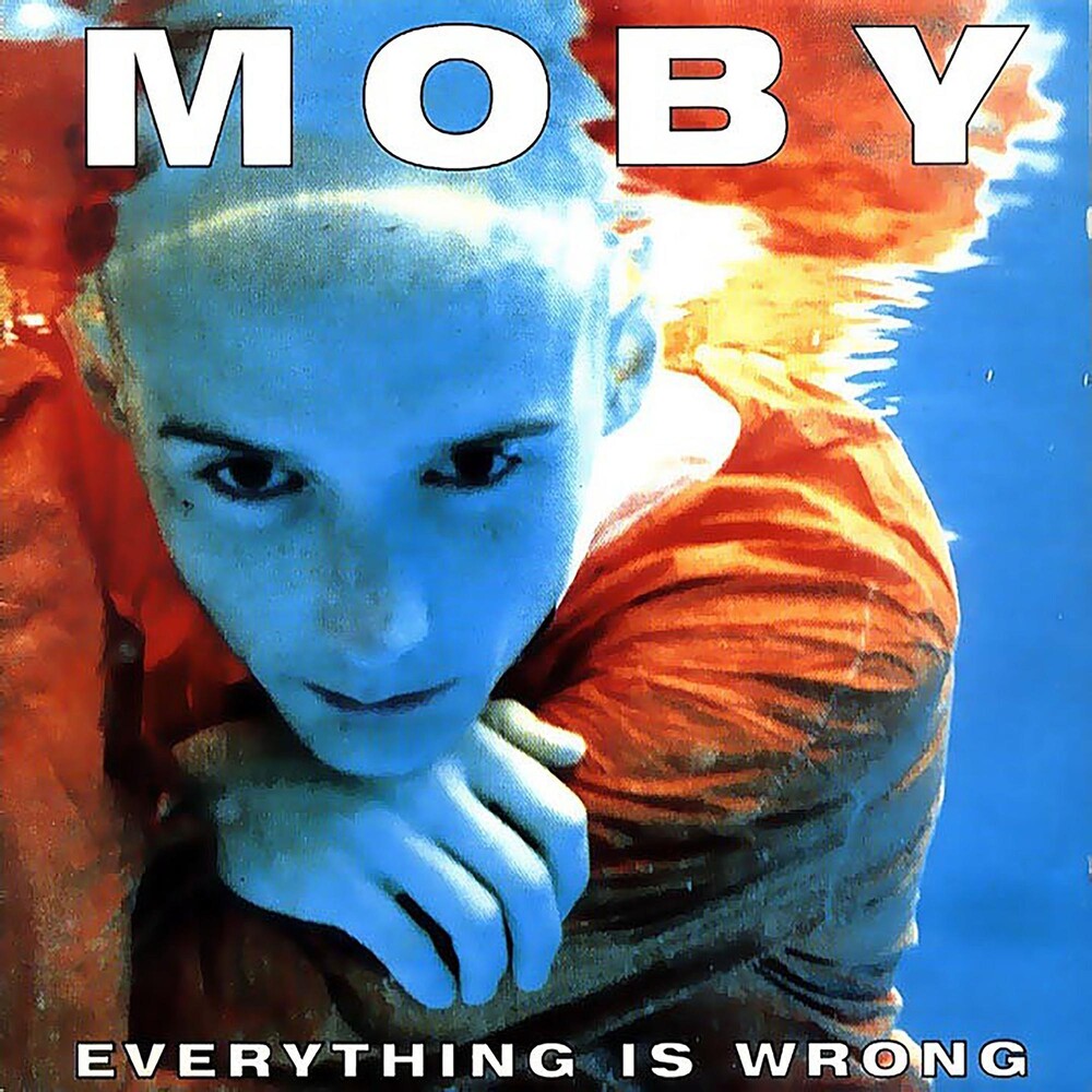 the album cover for Moby - Everything Is Wrong [Light Blue LP]