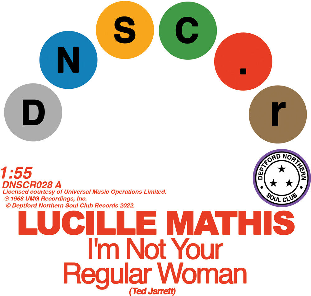 the album cover for Lucille Mathis  / St. James,Holly - I'm Not Your Regular Women / That's Not Love