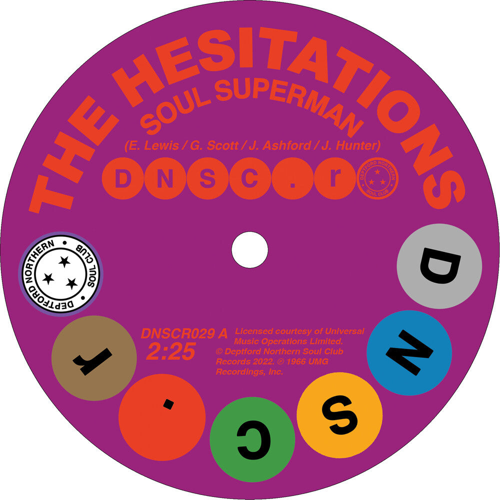 the album cover for Hesitations / Bobby Blue Bland - Soul Superman / Ain't No Love In The Heart Of