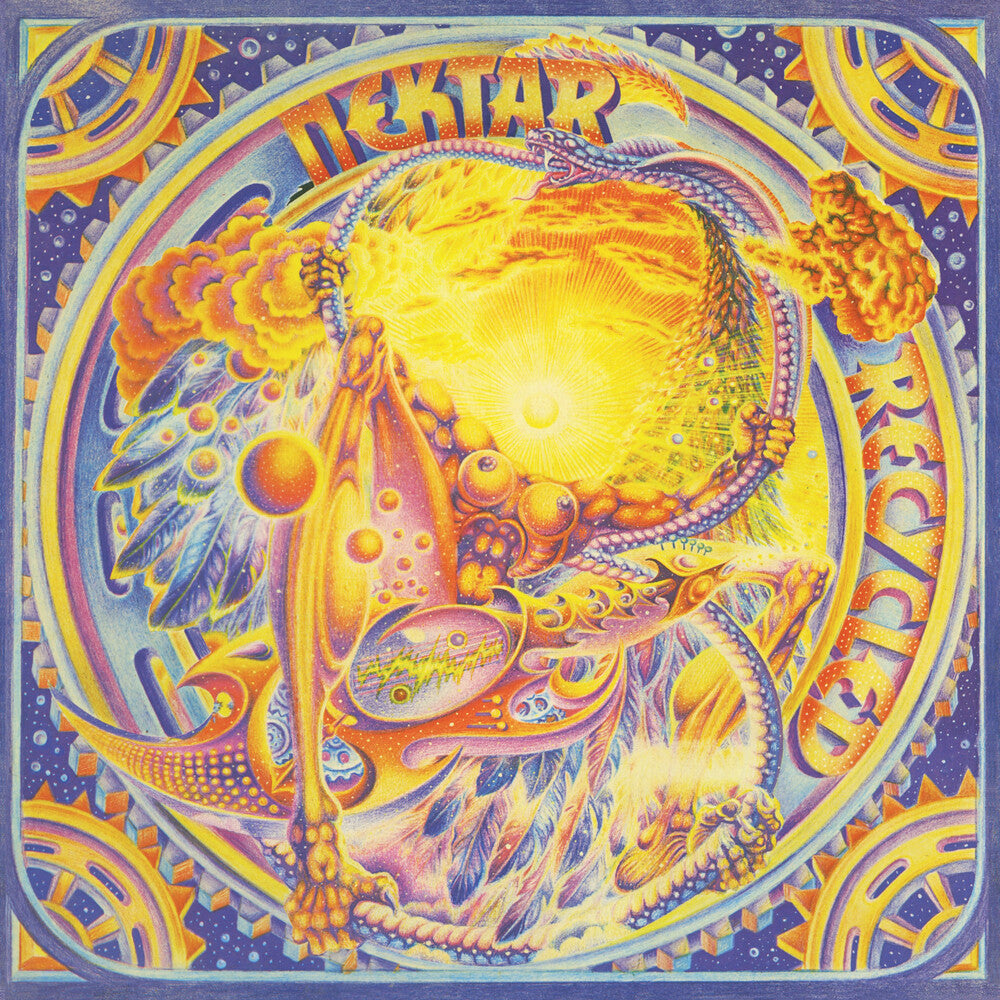 the album cover for Nektar - Recycled (splatter)