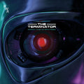 the album cover for Brad Fiedel  (Blk) (Blue) (Colv) (Pnk) - Terminator (Splatter) (Blk) (Blue) [Colored Vinyl] (Pnk)