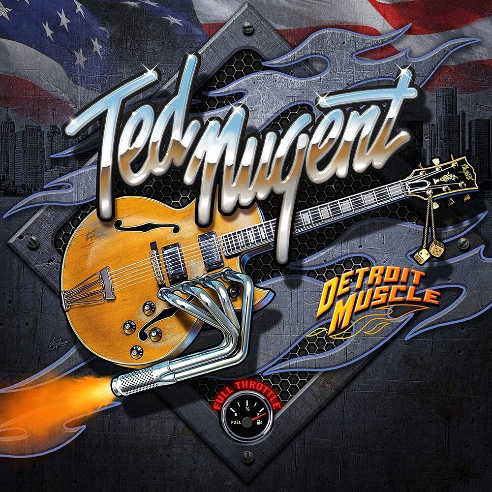 the album cover for Ted Nugent - Detroit Muscle [LP]