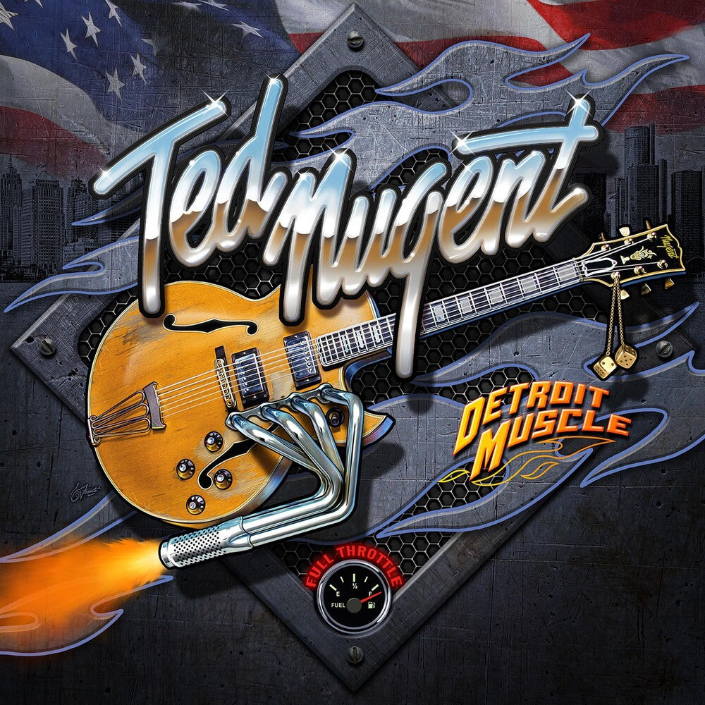 the album cover for Ted Nugent - Detroit Muscle