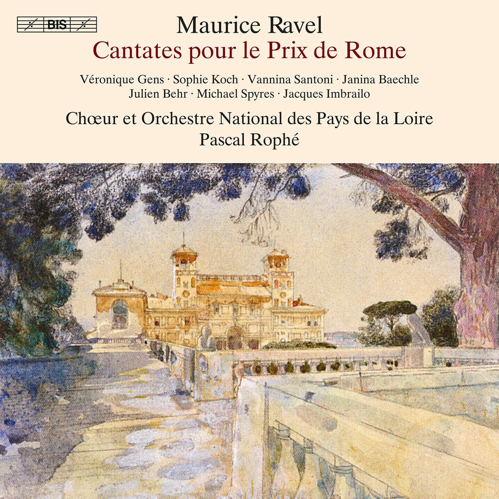 the album cover for Ravel / Gens / Behr / Imbrailo / Koch - Cantates Pour Le Prix (Hybr) (2pk)