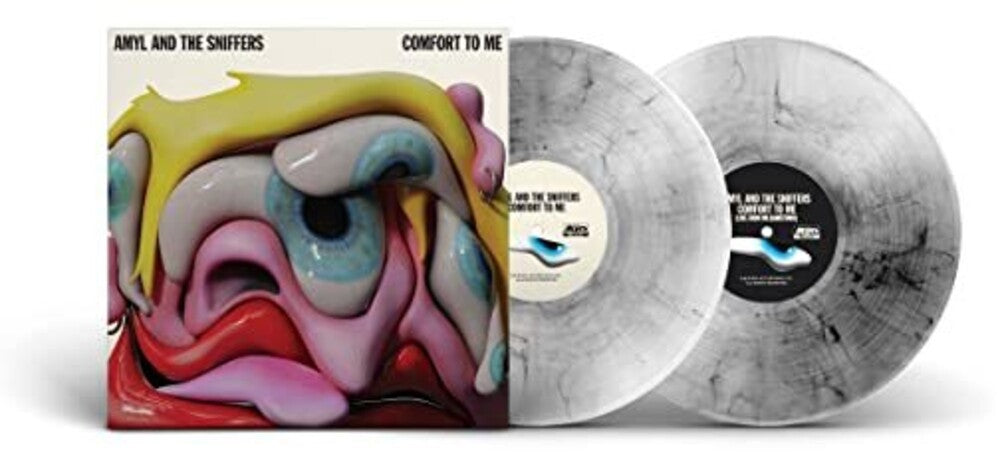 the album cover for Amyl and The Sniffers - Comfort To Me: Expanded Edition [Clear Smoke 2LP]