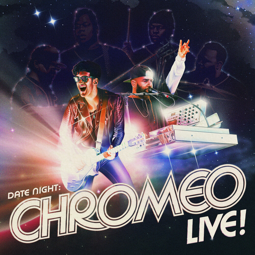the album cover for Chromeo - Date Night: Chromeo Live (Blue Oceania) (Blue)