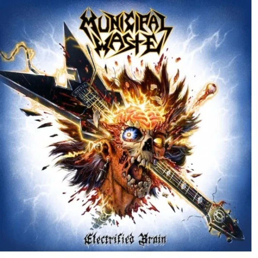 the album cover for Municipal Waste - Electrified Brain