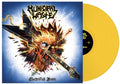 the album cover for Municipal Waste - Electrified Brain [Indie Exclusive Limited Edition Yellow LP]