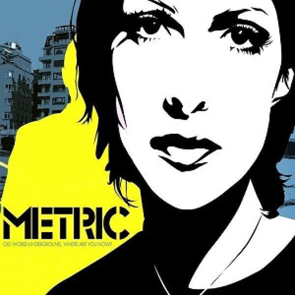 the album cover for Metric - Old World Underground, Where Are You Now? [Clear Vinyl]