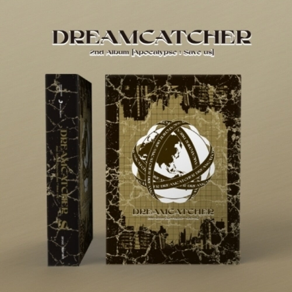 the album cover for Dreamcatcher - Apocalypse: Save Us - Limited Edition - incl. 182pg Booklet, 7 Hologram Postcards, Pop-Up Card, Cork Coaster + 3 Photocards