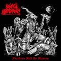 the album cover for Savage Necromancy - Feathers Fall To Flames
