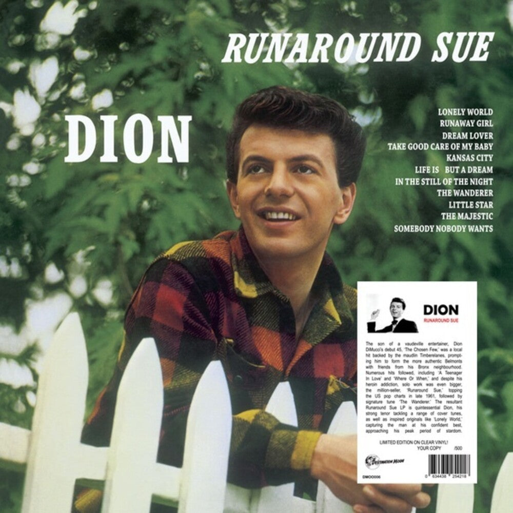 the album cover for Dion - Runaround Sue