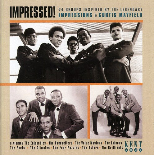 the album cover for Impressed - Impressed-24 Groups Inspired By The Impressions [Import]