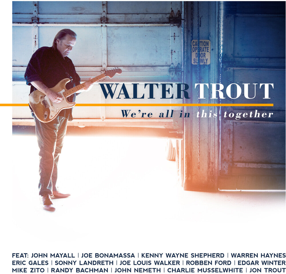 the album cover for Walter Trout - We're All In This Together [Blue 2LP]