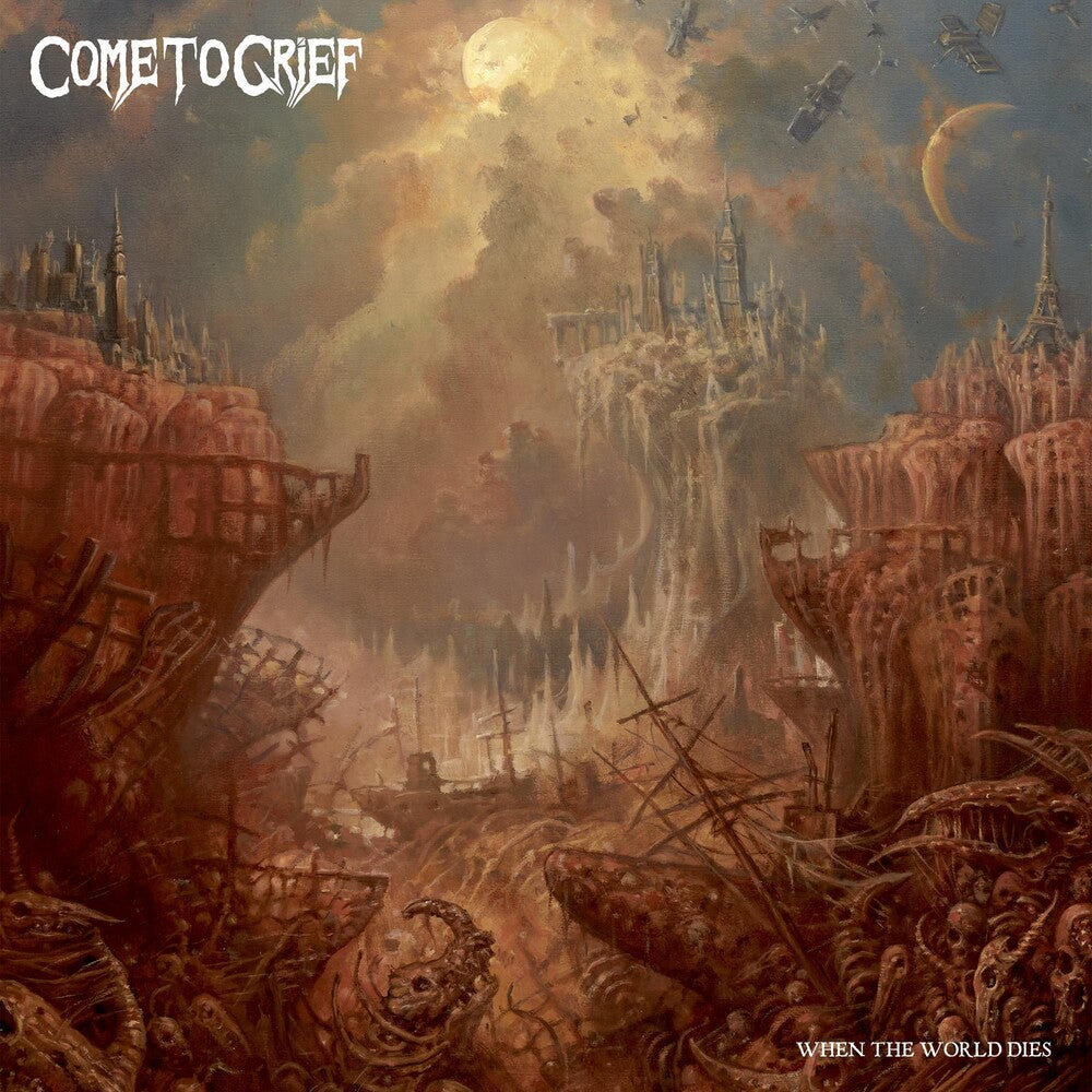the album cover for Come to Grief - When The World Dies