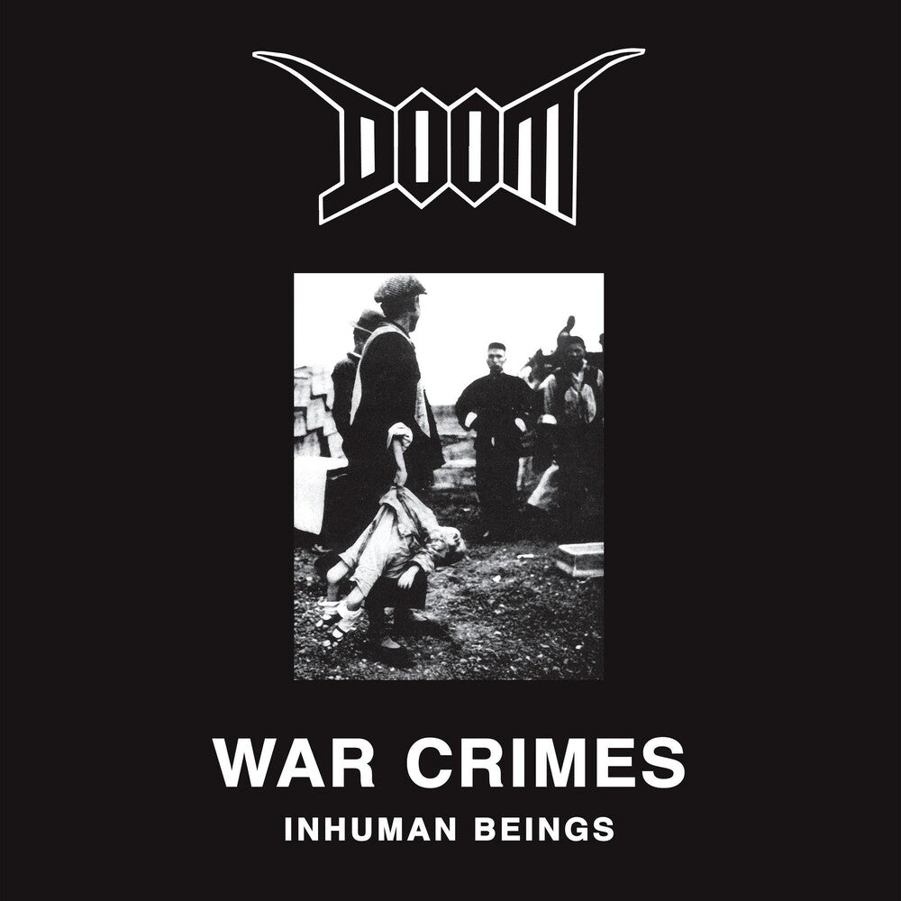 the album cover for Doom - War Crimes - Inhuman Beings
