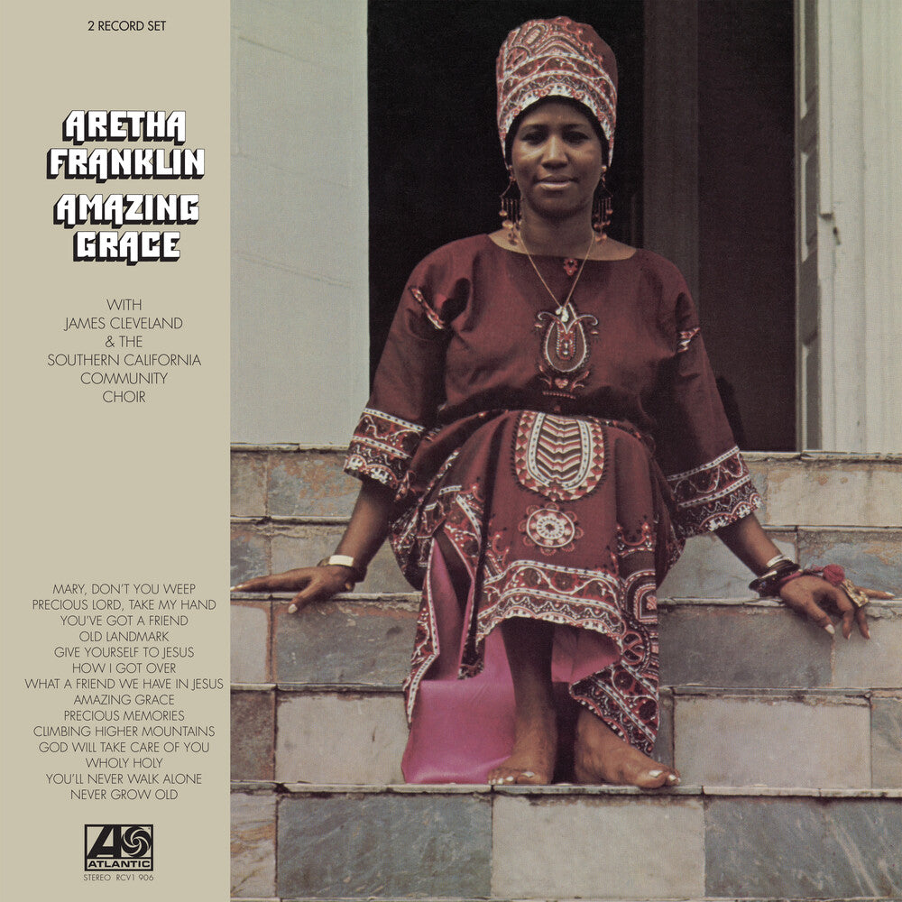 the album cover for Aretha Franklin - Amazing Grace [Colored Vinyl] (Wht)