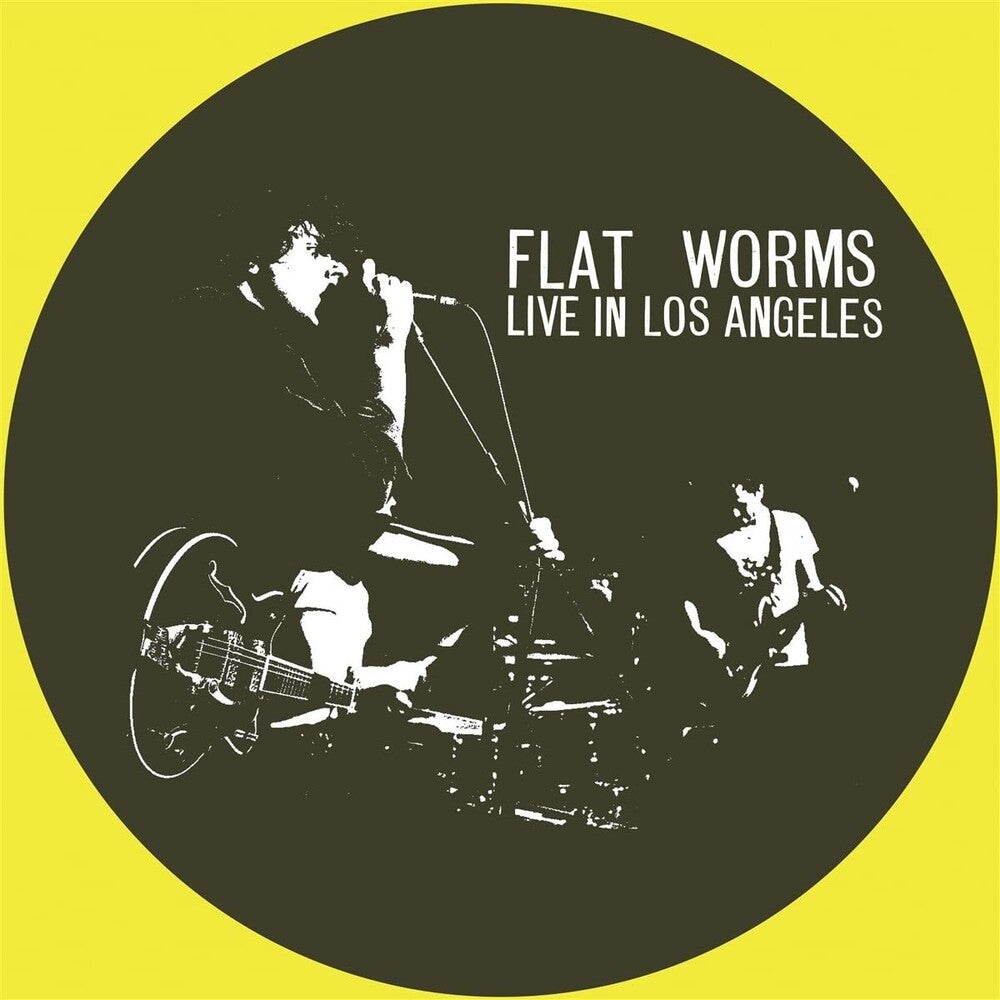 the album cover for Flat Worms - Live In Los Angeles