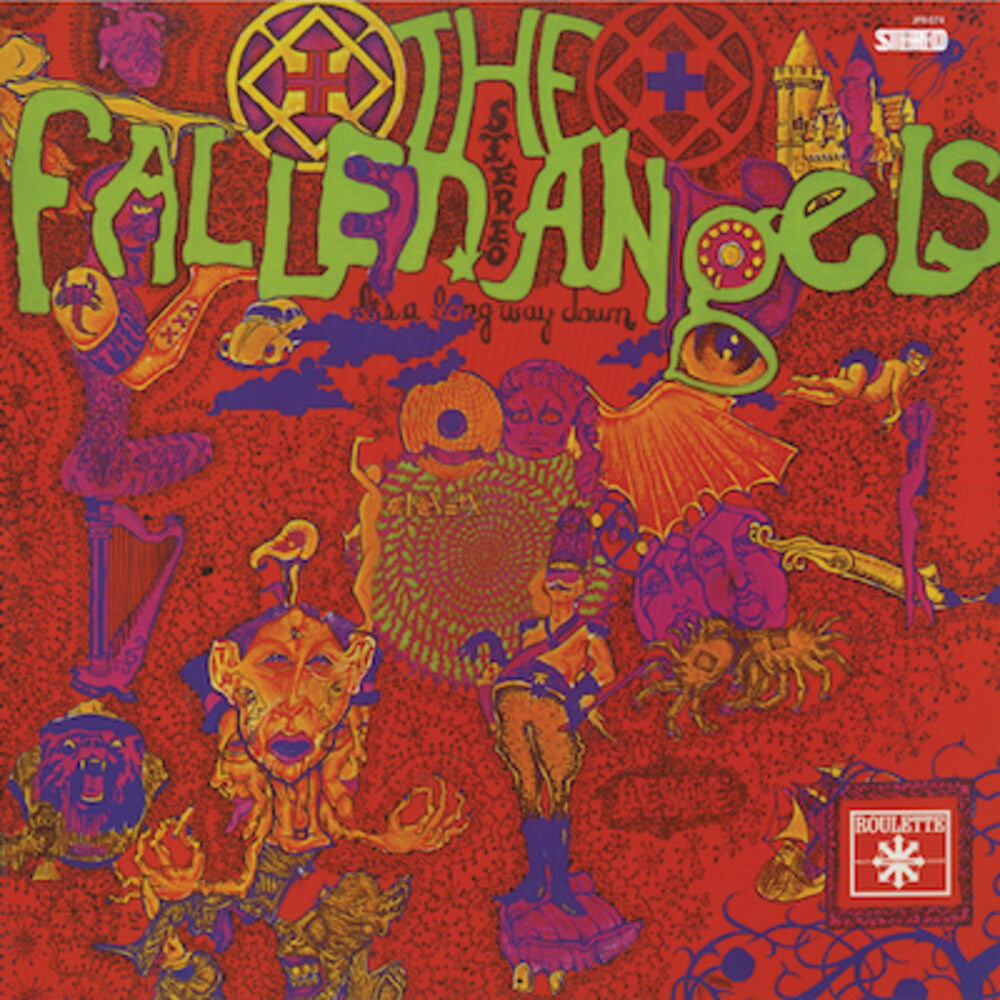 the album cover for Fallen Angels - It's A Long Way Down