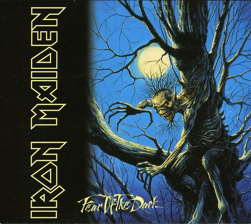 the album cover for Iron Maiden - Fear of the Dark